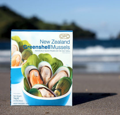 Mussels Halfshell (New Zealand) - 2 lbs.