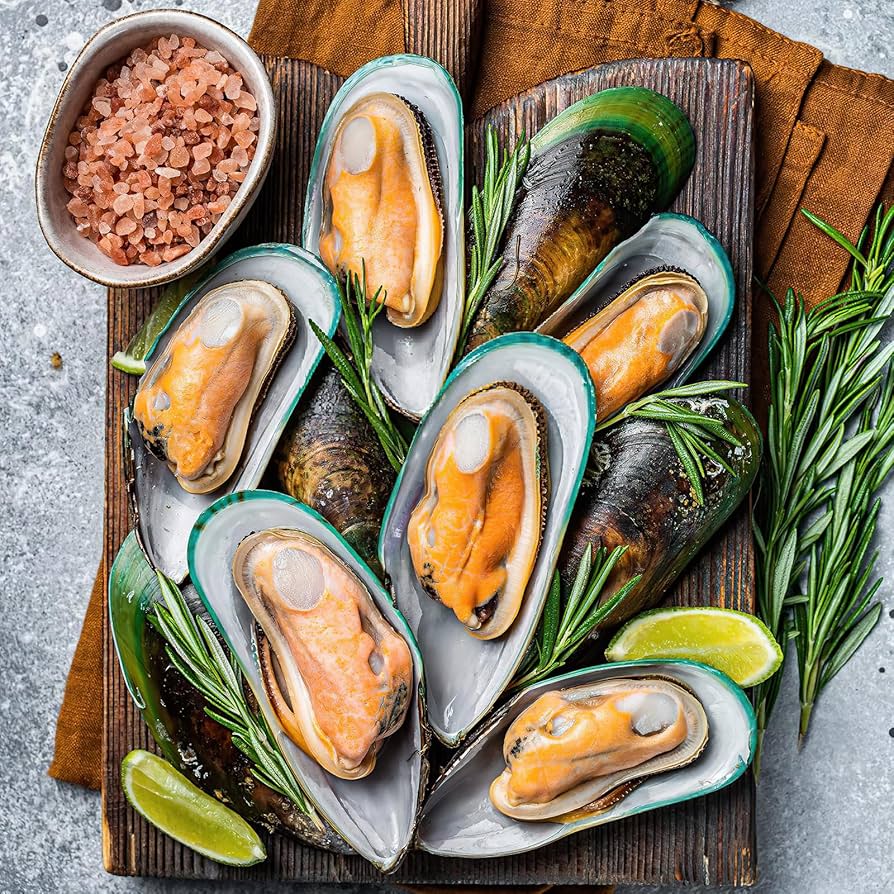 Mussels Halfshell (New Zealand) - 2 lbs.