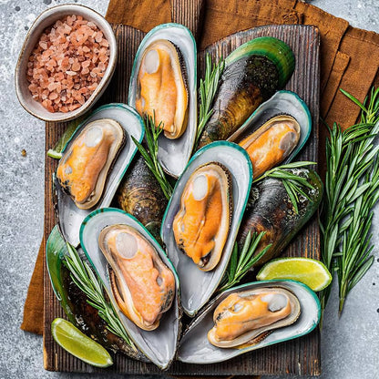 Mussels Halfshell (New Zealand) - 2 lbs.