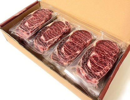 12oz Rib Eye Choice Steaks - 20 pack case