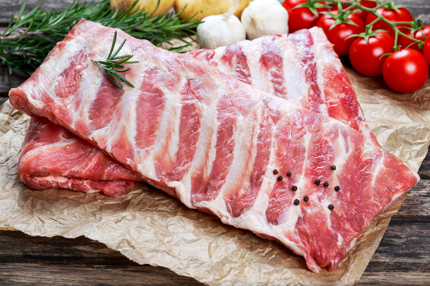 Whole Case Pork Spare Ribs – 50 lbs