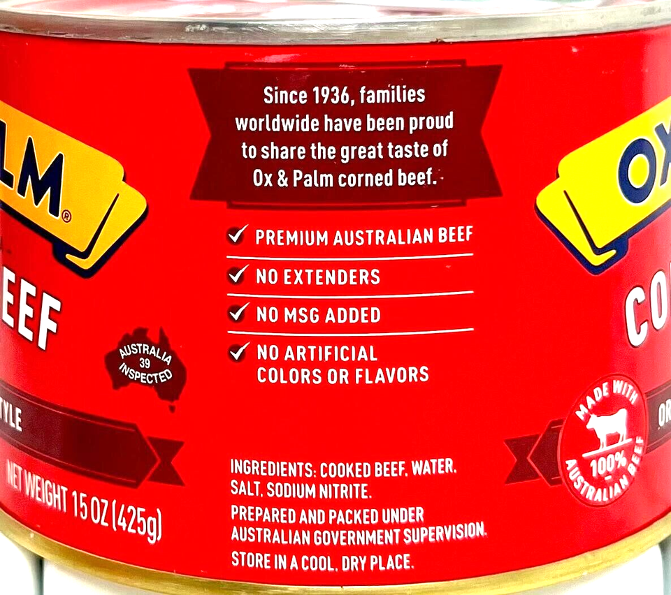 Ox & Palm 15 oz Corned Beef