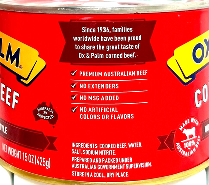 Ox & Palm 15 oz Corned Beef